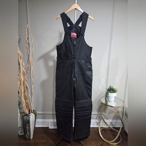 Vintage Yamaha Black Leather men's Overalls Sz.L